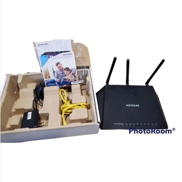 NETGEAR - AC1750 Dual-Band Wi-Fi 5 Router - Black - Picture 2 of 6